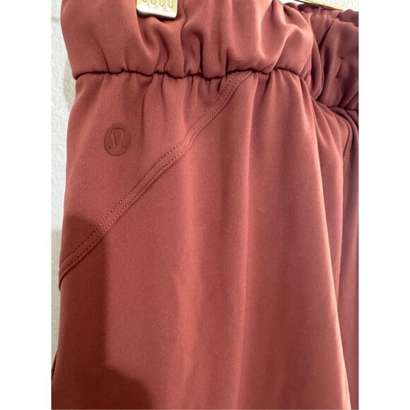 Lululemon Pants Women Sz 2 High Rise 7/8 Slim Fit Stretch Pockets Ancient Copper - Picture 6 of 8